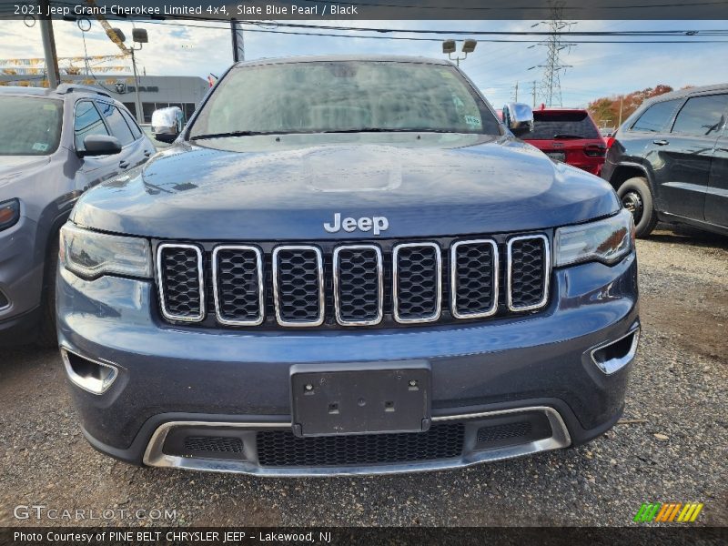 Slate Blue Pearl / Black 2021 Jeep Grand Cherokee Limited 4x4