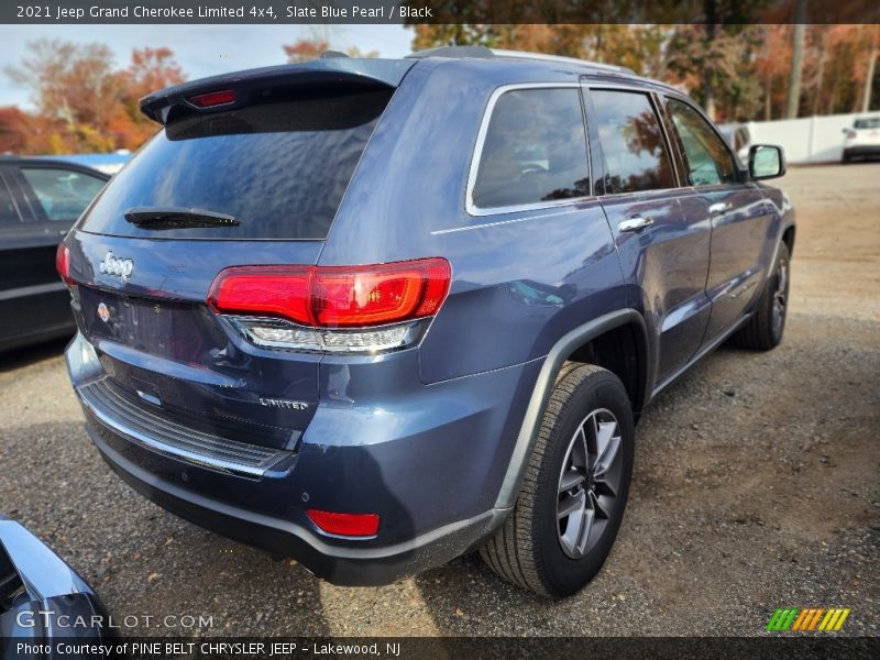 Slate Blue Pearl / Black 2021 Jeep Grand Cherokee Limited 4x4