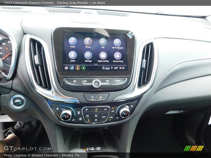 Sterling Gray Metallic / Jet Black 2024 Chevrolet Equinox Premier