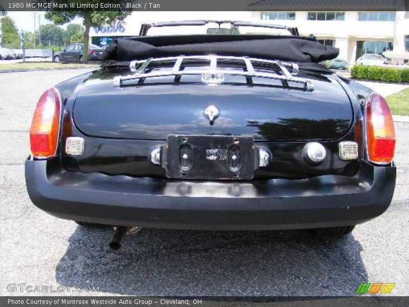 Black / Tan 1980 MG MGB Mark III Limited Edition