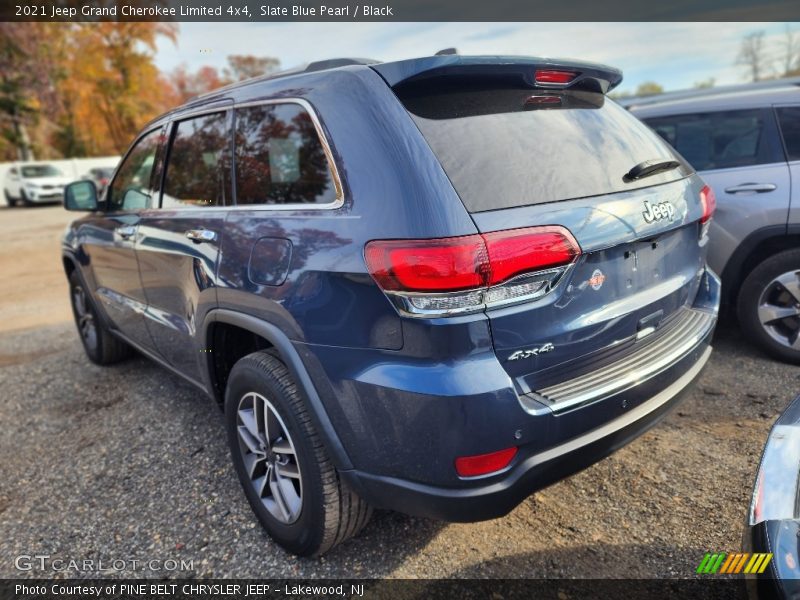 Slate Blue Pearl / Black 2021 Jeep Grand Cherokee Limited 4x4