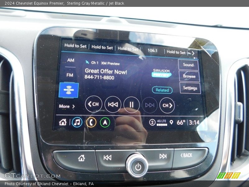 Sterling Gray Metallic / Jet Black 2024 Chevrolet Equinox Premier