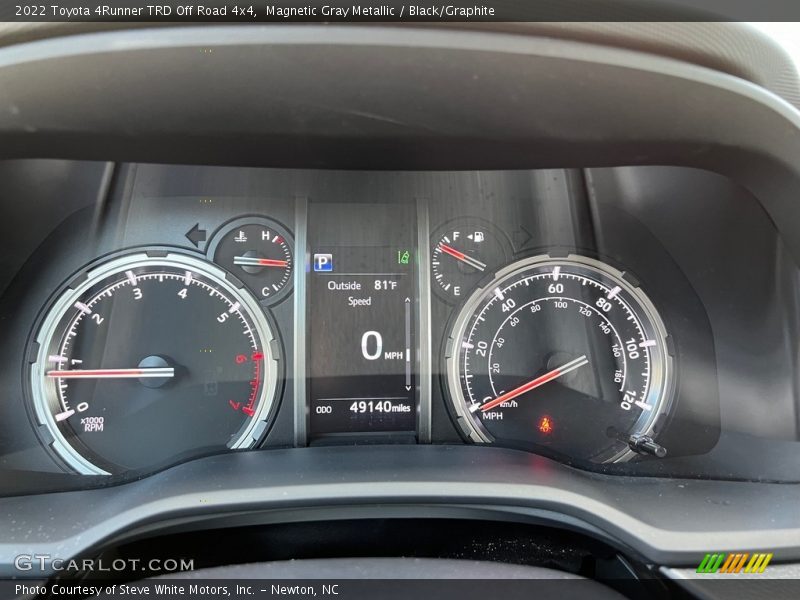  2022 4Runner TRD Off Road 4x4 TRD Off Road 4x4 Gauges