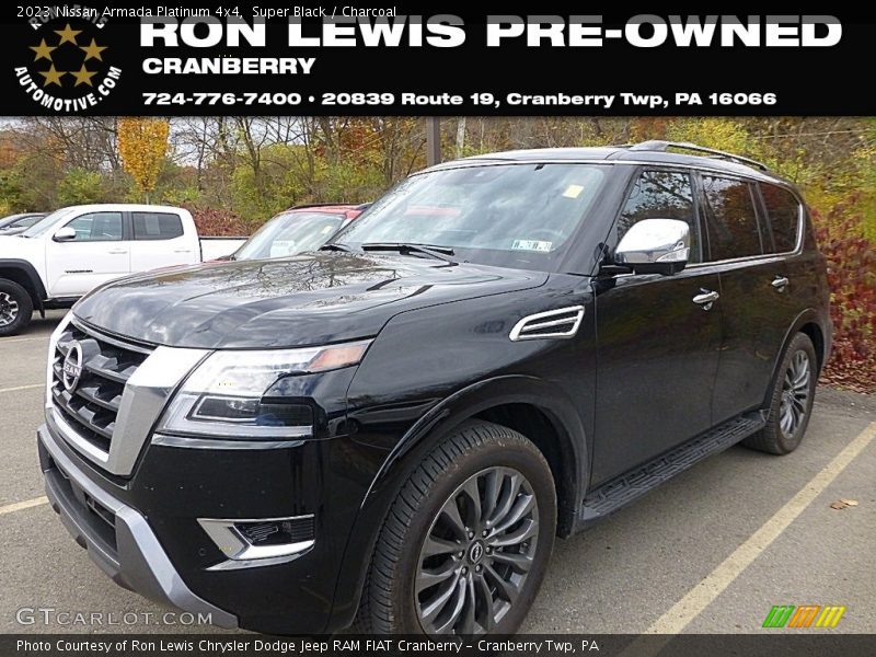 Super Black / Charcoal 2023 Nissan Armada Platinum 4x4