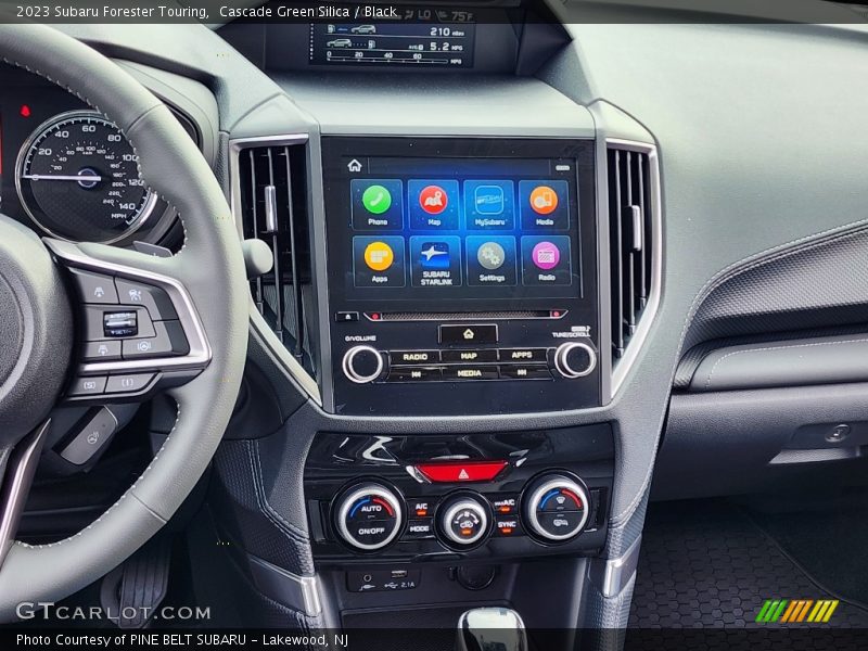 Cascade Green Silica / Black 2023 Subaru Forester Touring