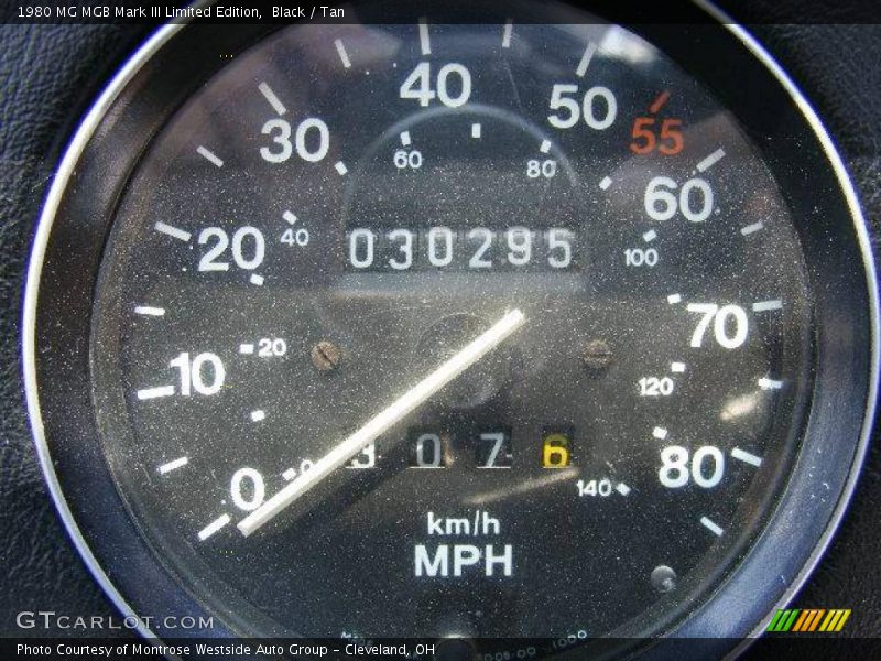 Black / Tan 1980 MG MGB Mark III Limited Edition