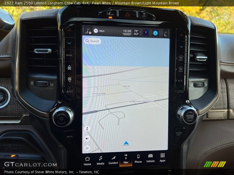 Navigation of 2022 2500 Limited Longhorn Crew Cab 4x4