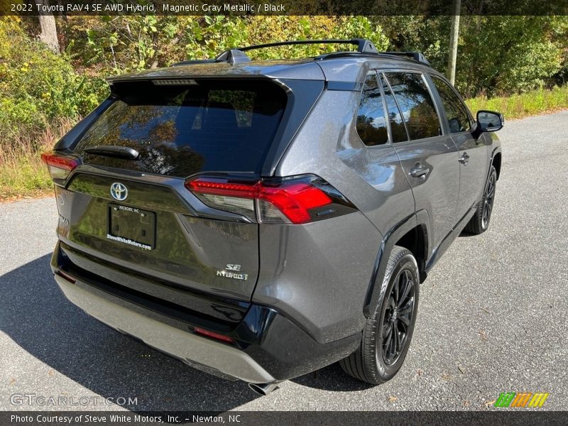 Magnetic Gray Metallic / Black 2022 Toyota RAV4 SE AWD Hybrid