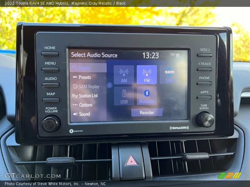 Controls of 2022 RAV4 SE AWD Hybrid