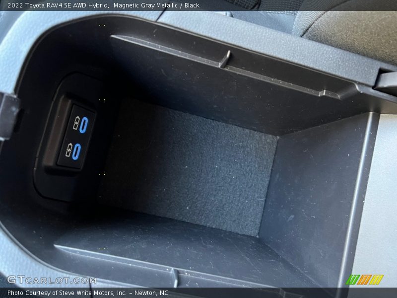 Magnetic Gray Metallic / Black 2022 Toyota RAV4 SE AWD Hybrid