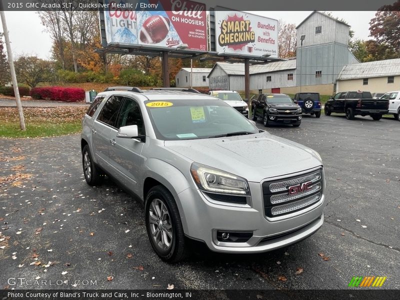 Quicksilver Metallic / Ebony 2015 GMC Acadia SLT