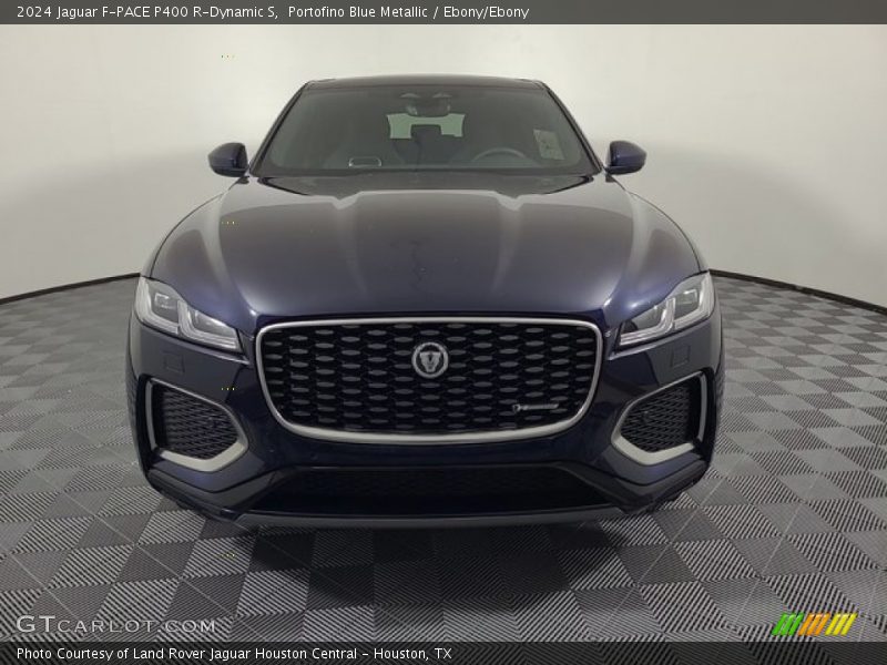 Portofino Blue Metallic / Ebony/Ebony 2024 Jaguar F-PACE P400 R-Dynamic S
