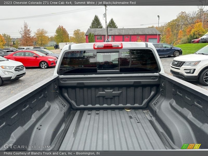 Summit White / Jet Black/Adrenaline Red 2023 Chevrolet Colorado Z71 Crew Cab 4x4