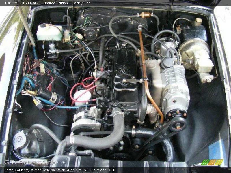  1980 MGB Mark III Limited Edition Engine - 1.8 Liter OHV 8-Valve 4 Cylinder