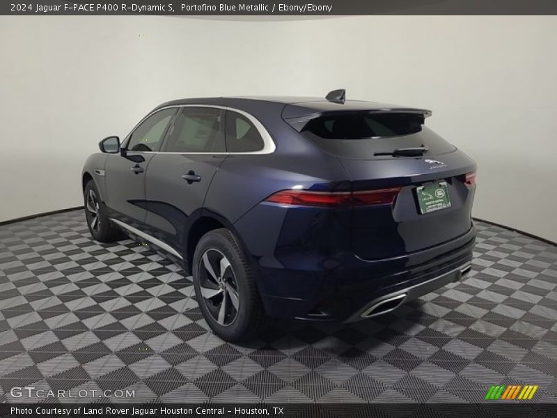 Portofino Blue Metallic / Ebony/Ebony 2024 Jaguar F-PACE P400 R-Dynamic S