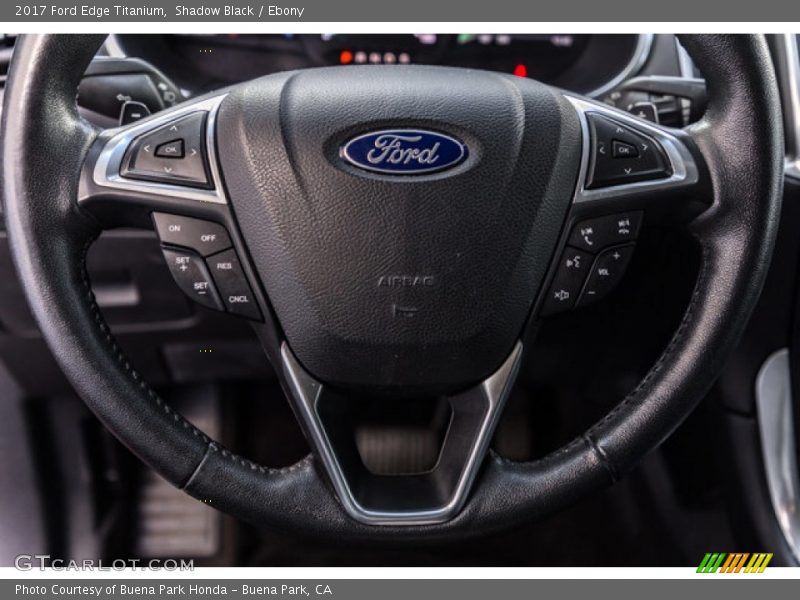  2017 Edge Titanium Steering Wheel