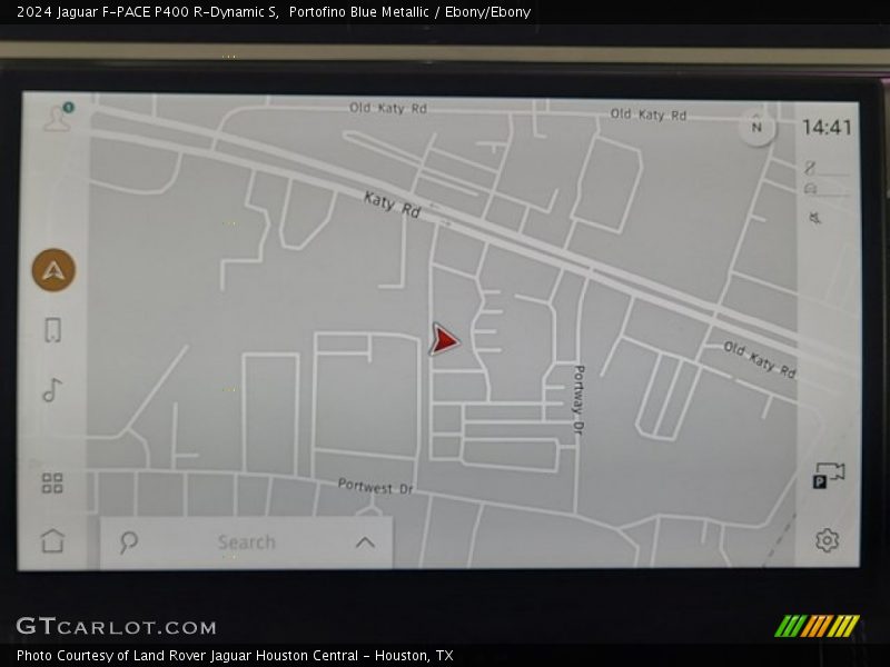 Navigation of 2024 F-PACE P400 R-Dynamic S