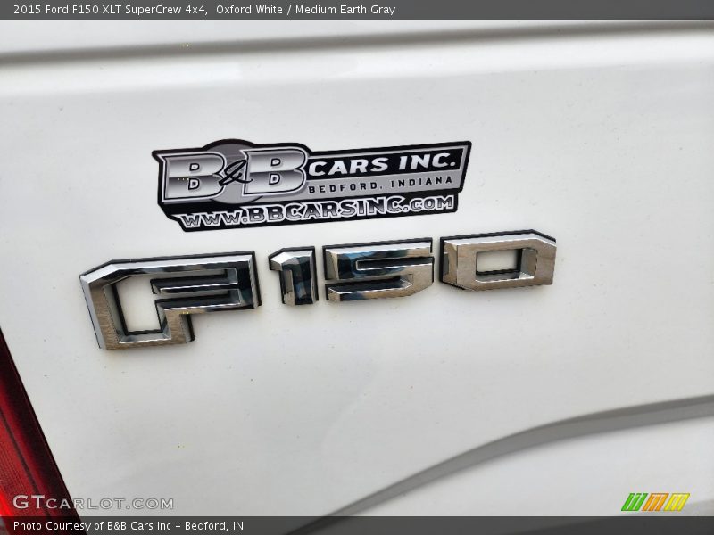 Oxford White / Medium Earth Gray 2015 Ford F150 XLT SuperCrew 4x4