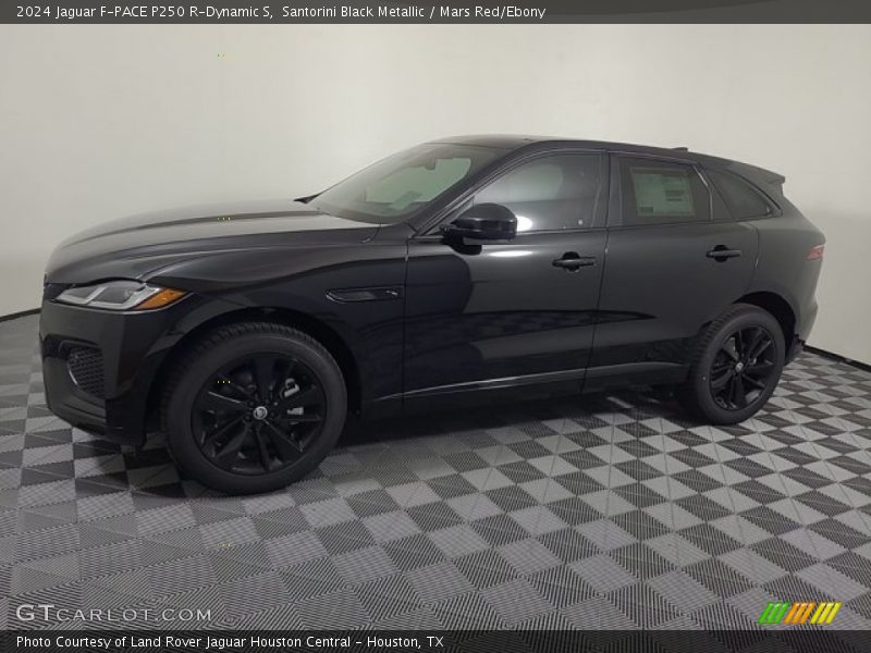 Santorini Black Metallic / Mars Red/Ebony 2024 Jaguar F-PACE P250 R-Dynamic S
