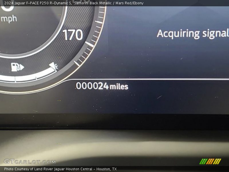 Santorini Black Metallic / Mars Red/Ebony 2024 Jaguar F-PACE P250 R-Dynamic S