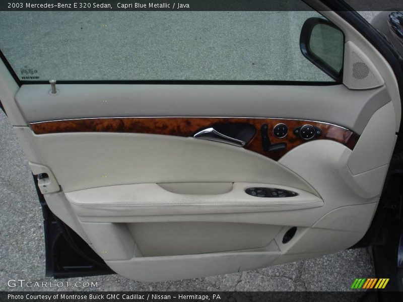 Capri Blue Metallic / Java 2003 Mercedes-Benz E 320 Sedan