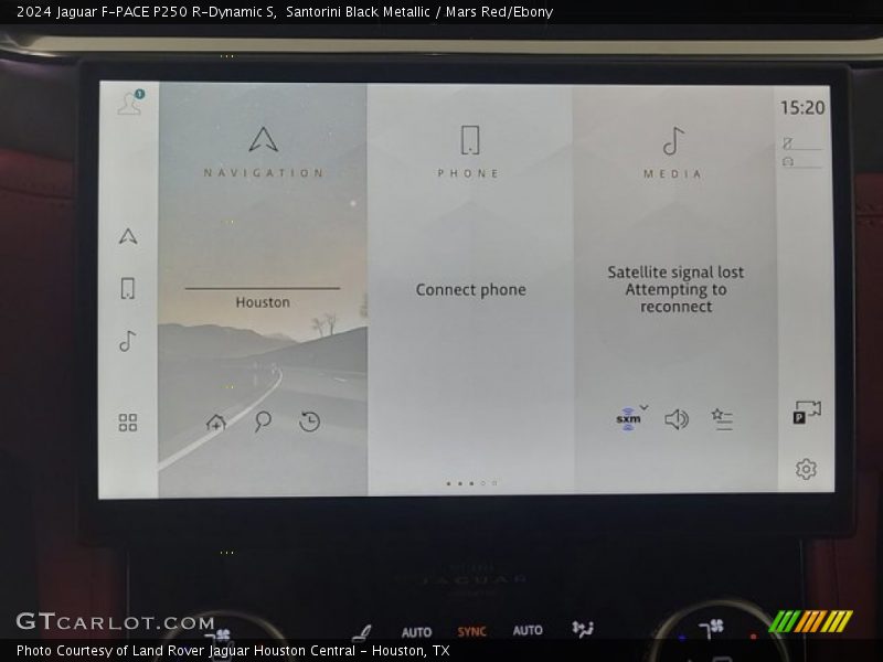 Santorini Black Metallic / Mars Red/Ebony 2024 Jaguar F-PACE P250 R-Dynamic S