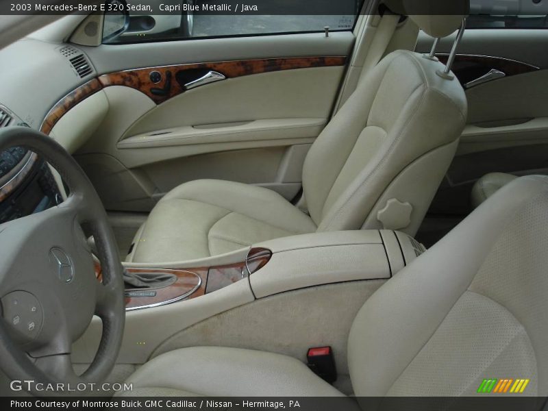 Capri Blue Metallic / Java 2003 Mercedes-Benz E 320 Sedan