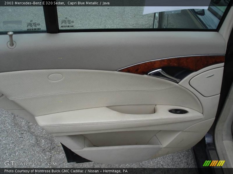 Capri Blue Metallic / Java 2003 Mercedes-Benz E 320 Sedan