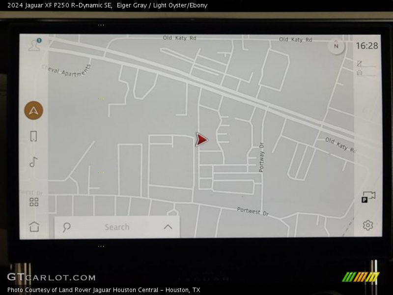Navigation of 2024 XF P250 R-Dynamic SE