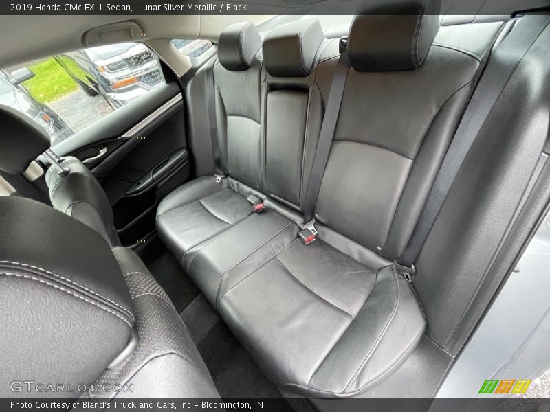 Lunar Silver Metallic / Black 2019 Honda Civic EX-L Sedan