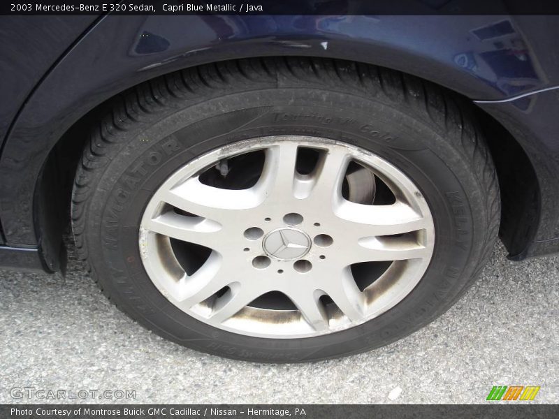 Capri Blue Metallic / Java 2003 Mercedes-Benz E 320 Sedan