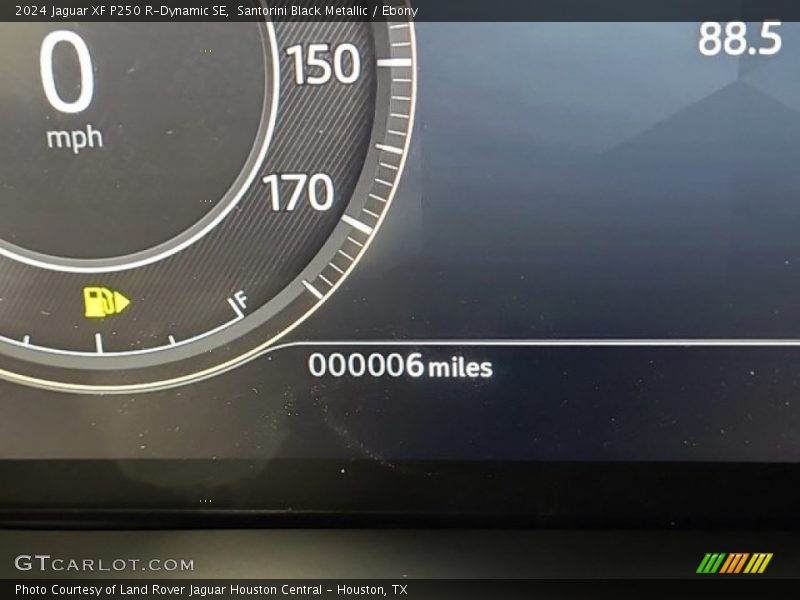 Santorini Black Metallic / Ebony 2024 Jaguar XF P250 R-Dynamic SE