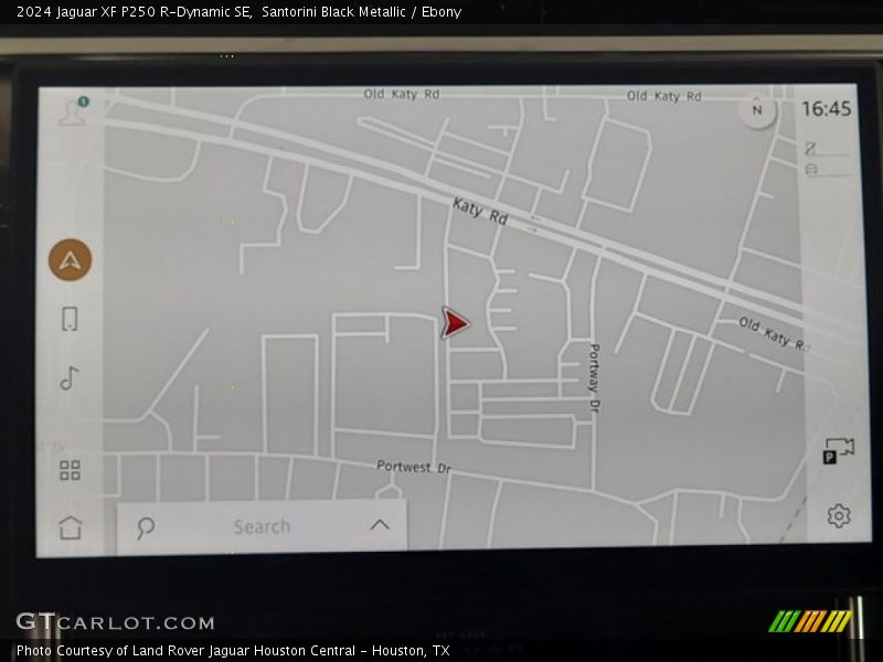 Navigation of 2024 XF P250 R-Dynamic SE