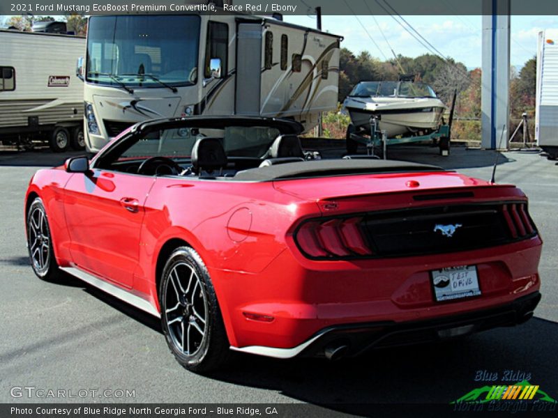 Race Red / Ebony 2021 Ford Mustang EcoBoost Premium Convertible