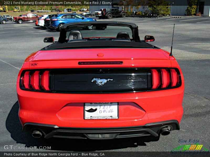 Race Red / Ebony 2021 Ford Mustang EcoBoost Premium Convertible
