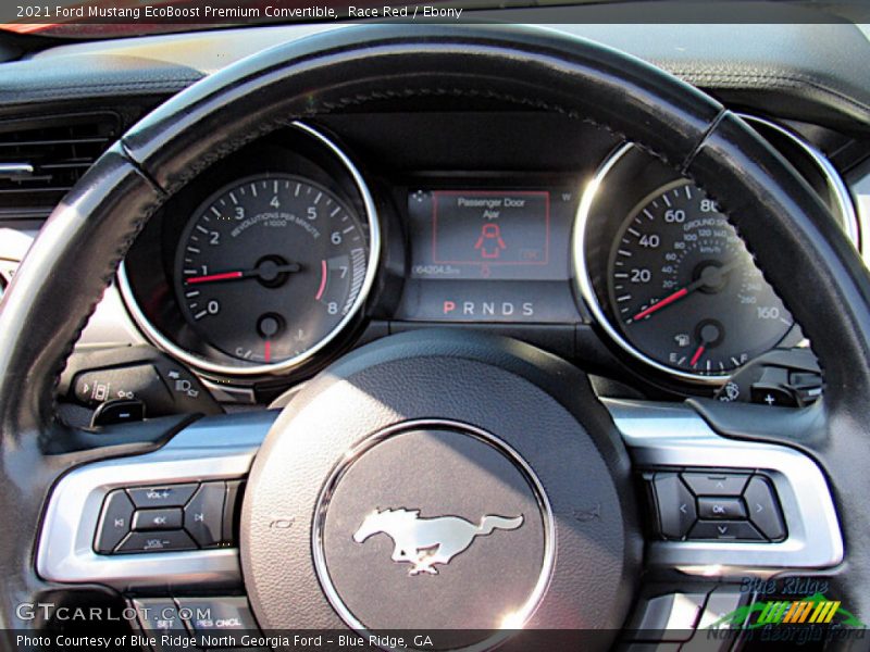  2021 Mustang EcoBoost Premium Convertible Steering Wheel