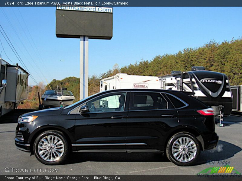  2024 Edge Titanium AWD Agate Black Metallic