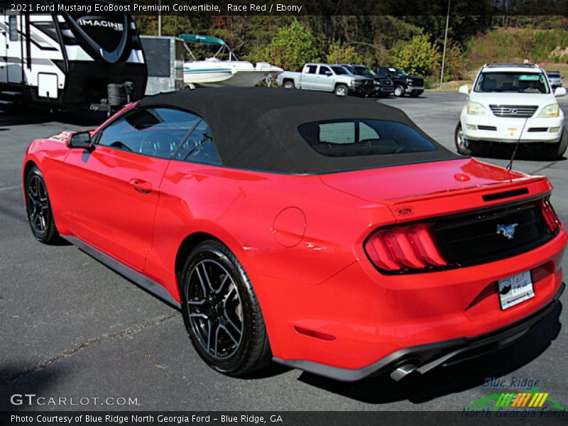 Race Red / Ebony 2021 Ford Mustang EcoBoost Premium Convertible