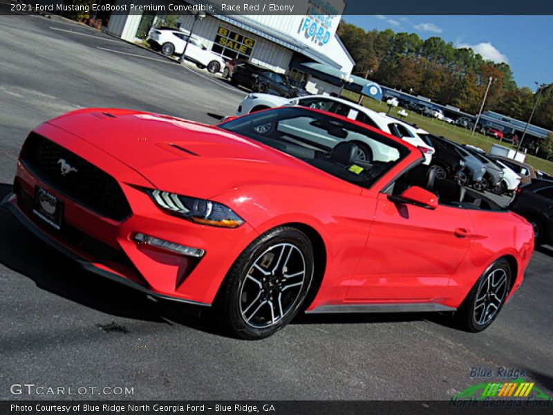 Race Red / Ebony 2021 Ford Mustang EcoBoost Premium Convertible