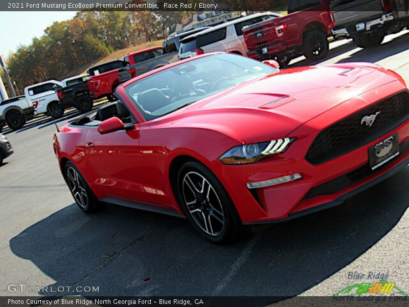 Race Red / Ebony 2021 Ford Mustang EcoBoost Premium Convertible