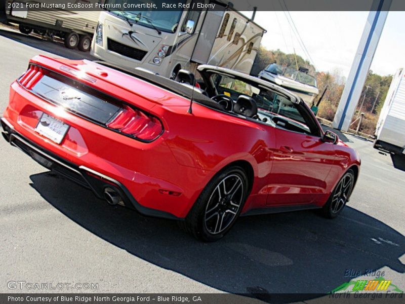 Race Red / Ebony 2021 Ford Mustang EcoBoost Premium Convertible