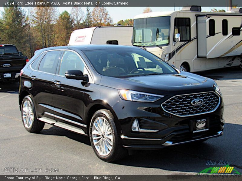  2024 Edge Titanium AWD Agate Black Metallic