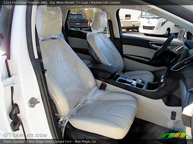 Front Seat of 2024 Edge Titanium AWD