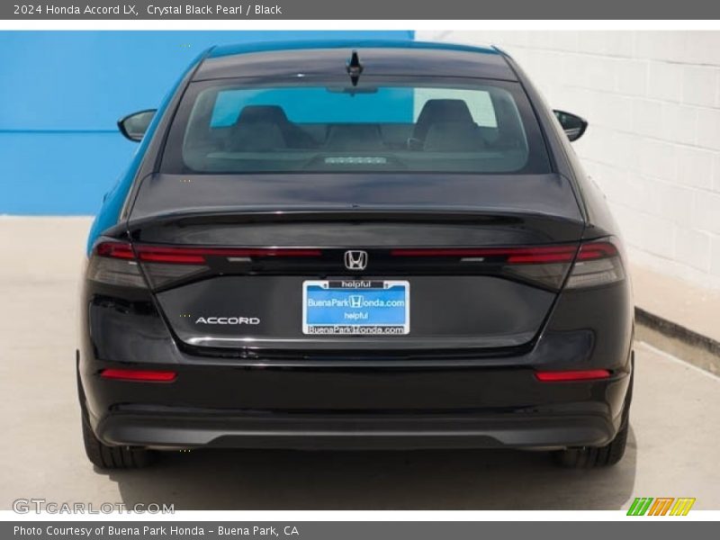 Crystal Black Pearl / Black 2024 Honda Accord LX
