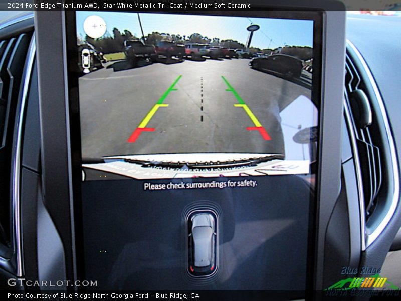Controls of 2024 Edge Titanium AWD