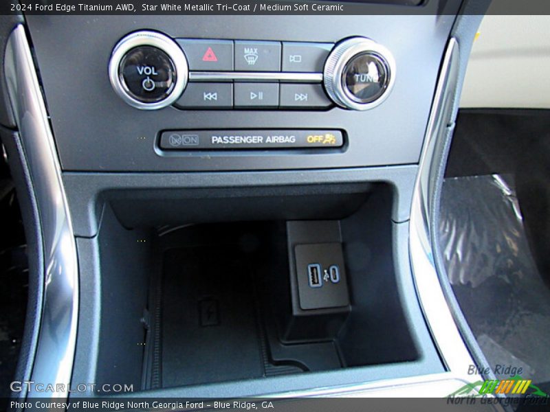 Controls of 2024 Edge Titanium AWD