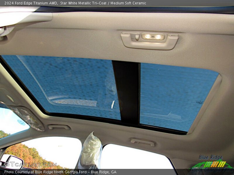 Sunroof of 2024 Edge Titanium AWD