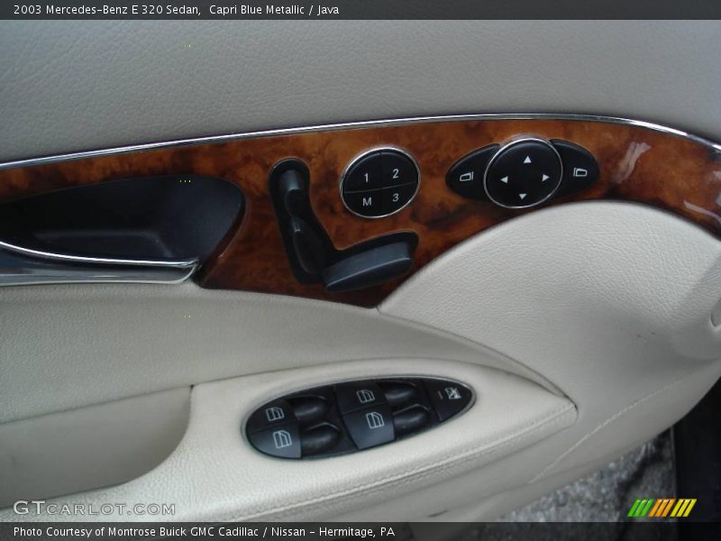 Capri Blue Metallic / Java 2003 Mercedes-Benz E 320 Sedan