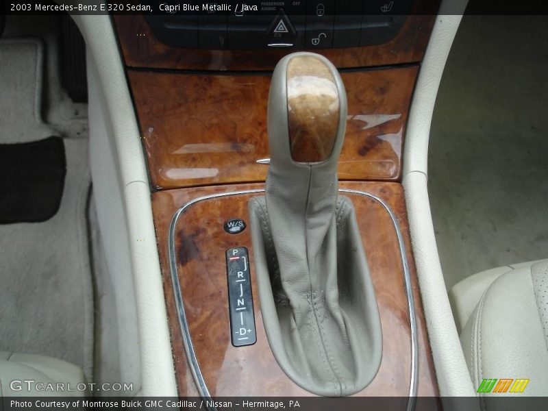 Capri Blue Metallic / Java 2003 Mercedes-Benz E 320 Sedan