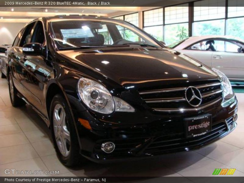 Black / Black 2009 Mercedes-Benz R 320 BlueTEC 4Matic